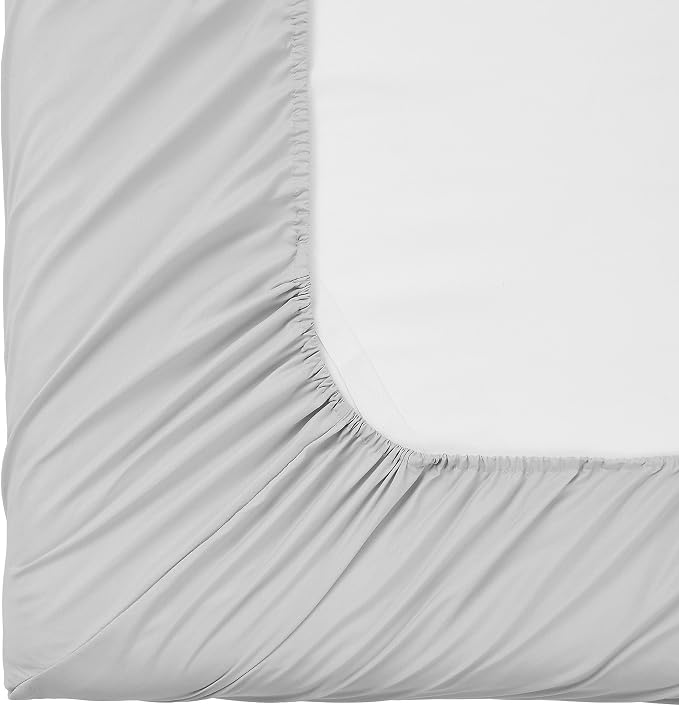 Queen Fitted Sheet Only with Full Elastic & Built in Corner Sheet Straps to - Image 5