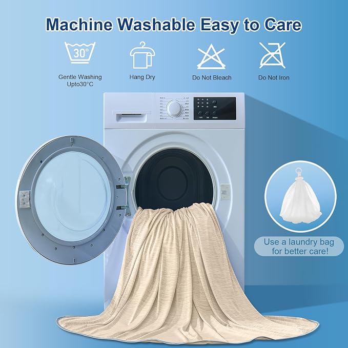 KMUSET Cooling Blanket King Size, Double Sided Summer Cooling Blankets - Image 7