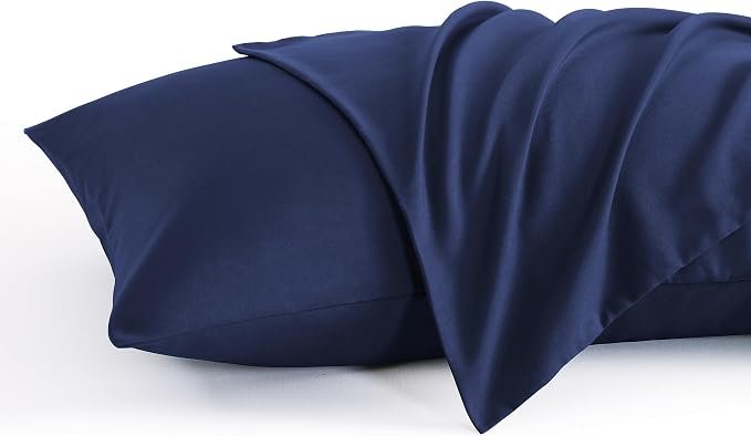 NTBAY Queen Pillow Cases Set, 2 Pack Brushed Microfiber 20x30 Inches, Stain by NTBAY