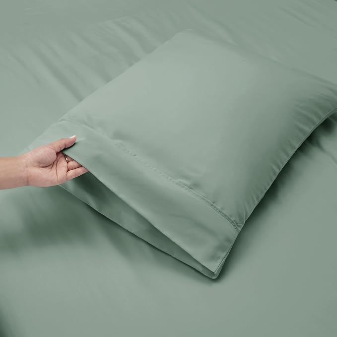Hearth & Harbor Bed Sheets, Luxury Soft 6 Piece Bed Sheet Set Extra Deep Pocket - Image 7