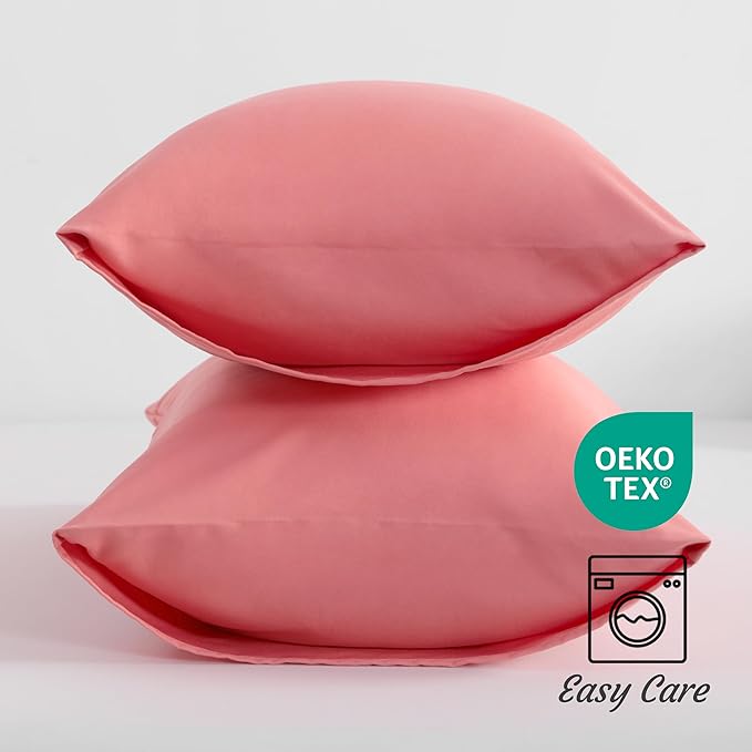 NTBAY Queen Pillow Cases Set of 2, 2 Pack Brushed Microfiber 20x30 Pillow Cases - Image 3