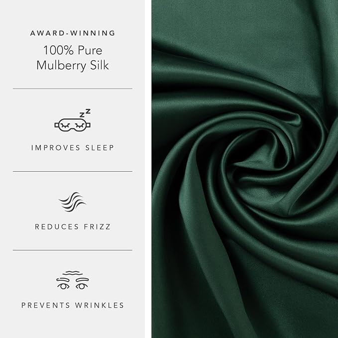 Fishers Finery 19mm 100% Pure Mulberry Silk Pillowcase, Quality Tested - Image 5