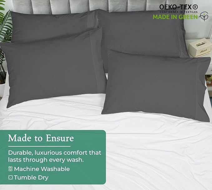 Royale Linens Standard Pillowcase Set of 2 - Image 8