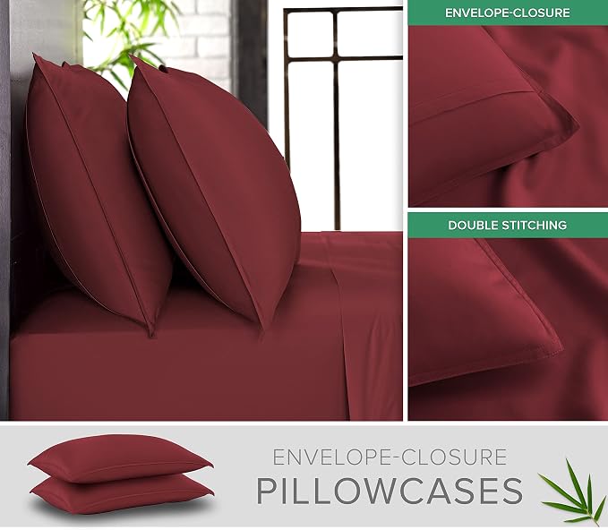 Pure Bamboo Split King Sheets, Genuine 100% Organic Viscose Derived from Bamboo - Image 3