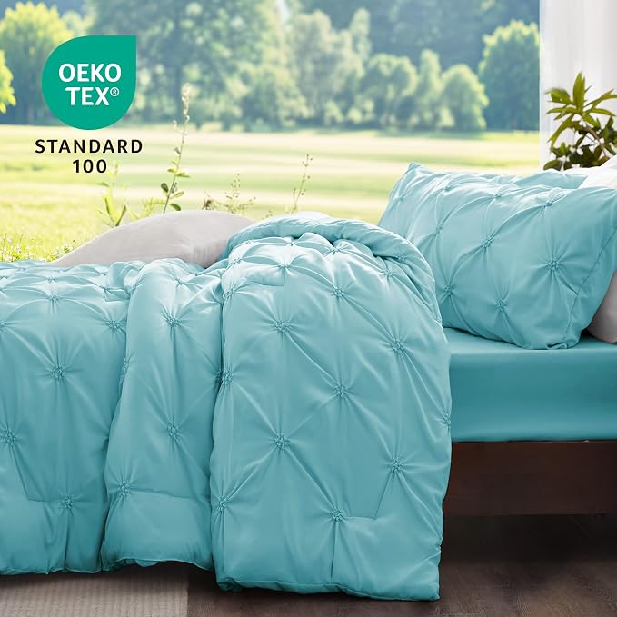 BEDELITE Macaron Blue King Size Comforter Set - Image 3