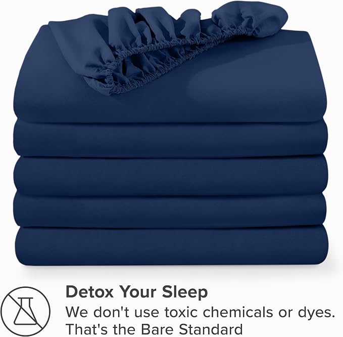 Bare Home 5-Pack Fitted Bottom Ultra-Soft Sheets Queen - Image 7