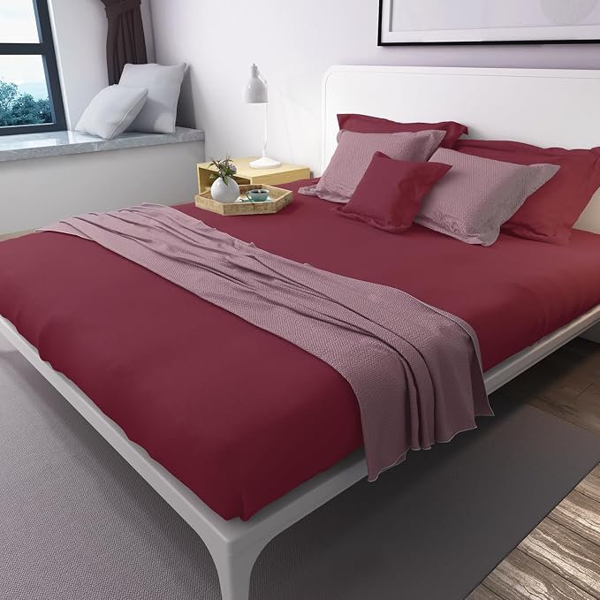 Lirex Flat Sheet, Full Size Extra Soft Brushed Microfiber 1800 Microfiber Flat - Image 5
