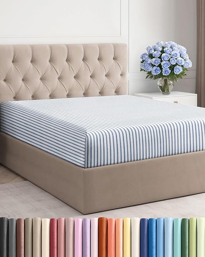 Queen Fitted Bed Sheet by CGKUnlimited