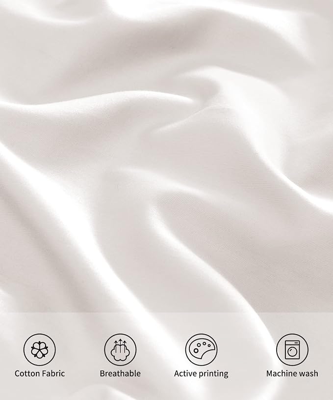 Warmstar Cotton Pillow Cases Queen Size Set of 2, 600 Thread Count Pillowcases - Image 3