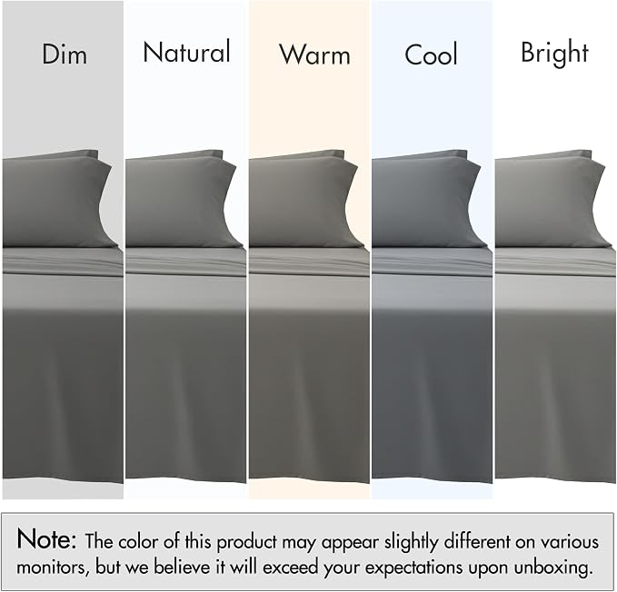 RUVANTI 100% Cotton Sheets – Twin Size Percale Bedding, Cooling & Breathable - Image 7