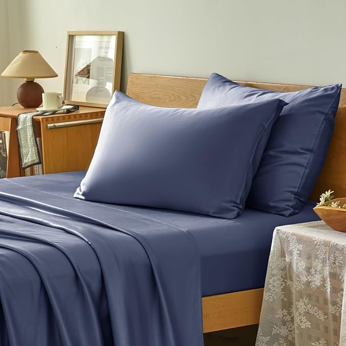 Homiest Cooling Pillow Cases King Size Set of 2, 100% Rayon Derived from Bamboo - Image 2