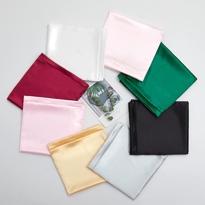Satin Pillowcases with Zipper （20x26）, Standard Size Pillowcases Set of 2 - Image 7