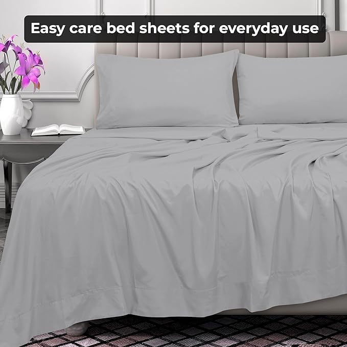 Royale Linens Twin XL Flat Sheet - Image 6