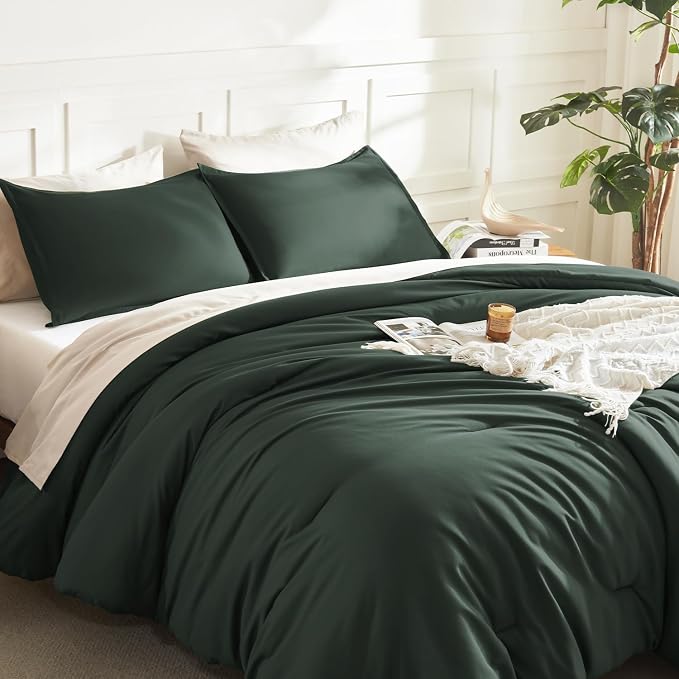 Litanika Forest Green Oversized King Comforter Set Super King Plus Size - Image 5
