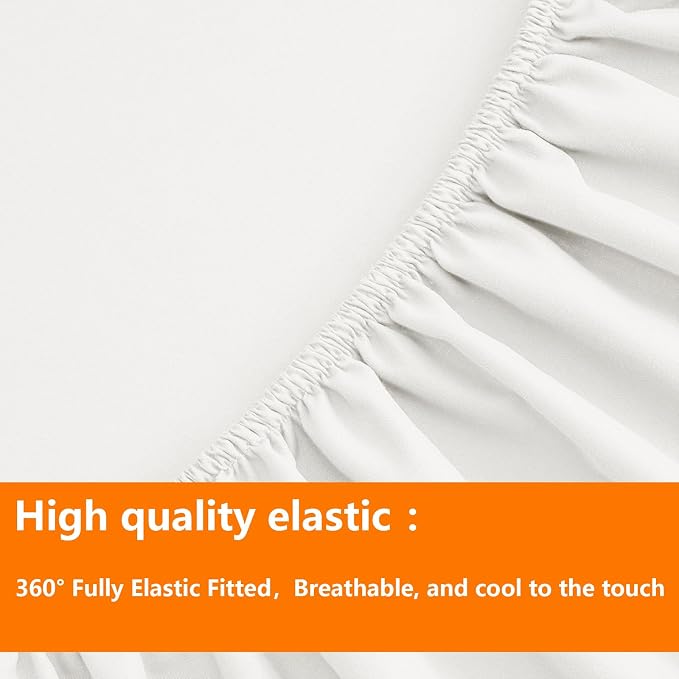 TAIMIT Ivory Twin Size Comforter Set - Image 6