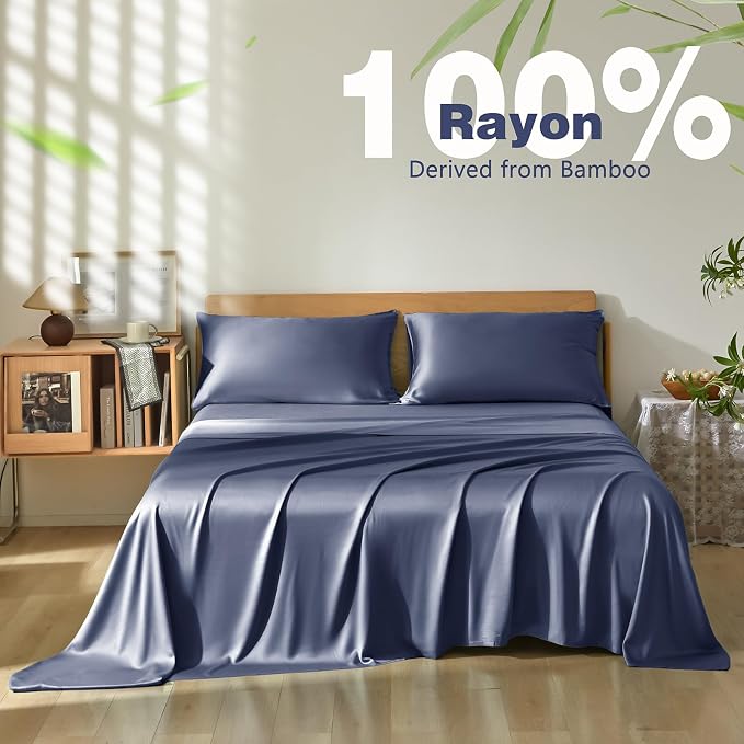Homiest Cooling Pillow Cases Standard Size Set of 2, 100% Rayon Derived from - Image 3
