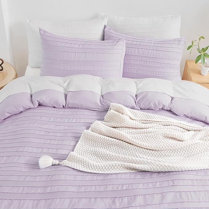 NEXHOME PRO Duvet Cover Queen, 3 Pieces Boho Tufted Duvet Cover Set, Soft and - Image 7