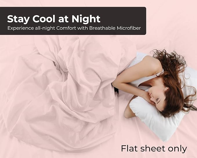 Royale Linens Twin Flat Sheet - Image 3