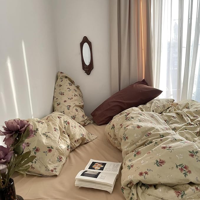 mixinni Vintage Floral Duvet Cover Full Size - Image 2
