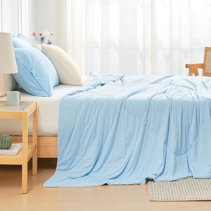 Cozy Bliss Cooling Comforter Queen Size, Cooling Blankets - Image 5
