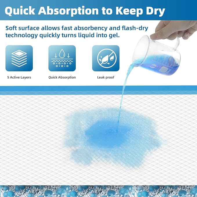 SOFYFINE Bed Pads Disposable 30" x 36" Adult Incontinence Underpads, Heavy Duty - Image 2