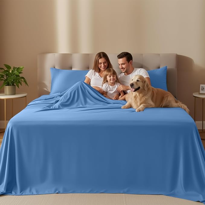 Utopia Bedding King Size Sheet Set – 4 Piece Bed Sheets, Soft and Breathable - Image 2