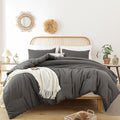 ROSGONIA Oversized Queen Comforter Charcoal Gray by ROSGONIA