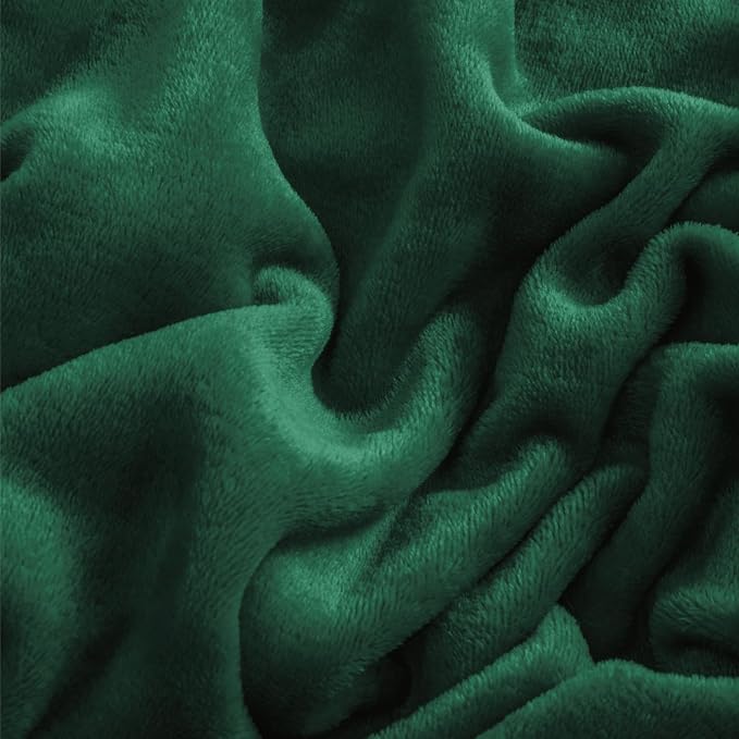 BEDELITE Flannel Sheets King Size Dark Green - Image 5