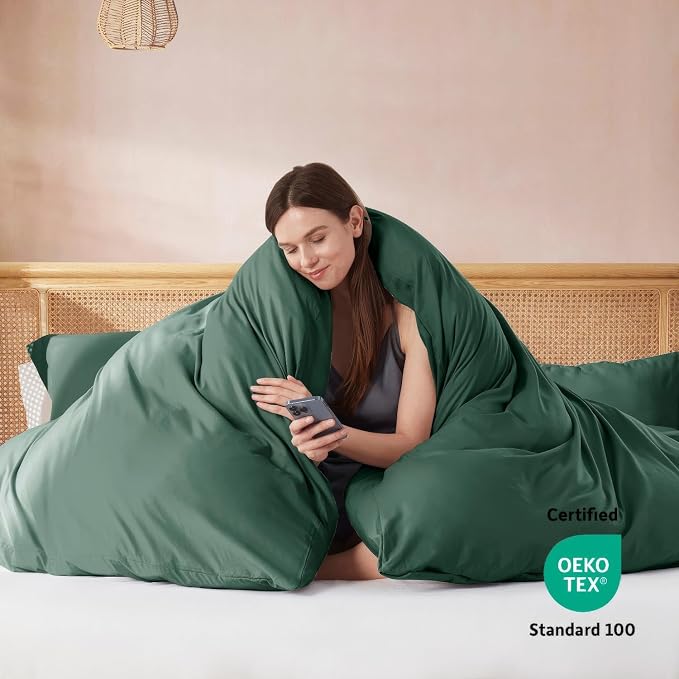 Nestl Forest Green Duvet Cover Full Size - Image 3