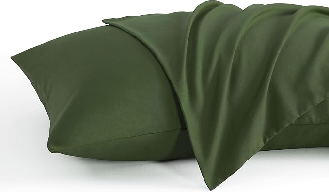 NTBAY Standard Pillow Cases Set of 2, 2 Pack Brushed Microfiber 20x26 Pillow by NTBAY