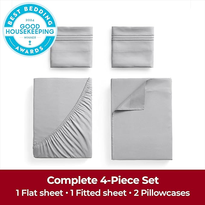 Mellanni Extra Deep California King Sheets - Image 4