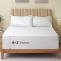 LuxClub 4 PC Full Size Sheet Set Bed Sheets Deep Pockets 18" Wrinkle Free by LuxClub