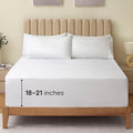 LuxClub 4 PC King Size Sheet Set Bed Sheets Deep Pockets 18" Wrinkle Free by LuxClub