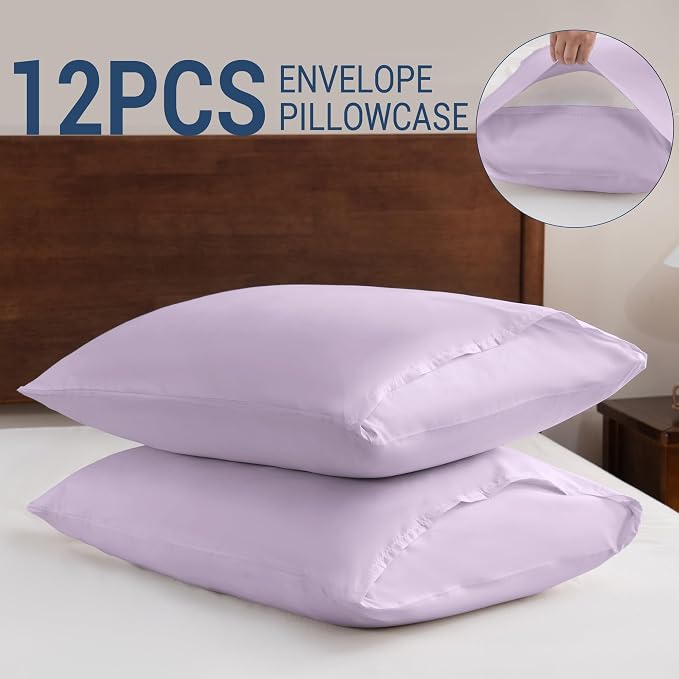 Pillowcases Queen 12 Pack, 20x30 Pillow Cases - Image 5