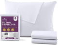 CirclesHome Pillow Protectors 6 Pack Queen Zippered by CirclesHome