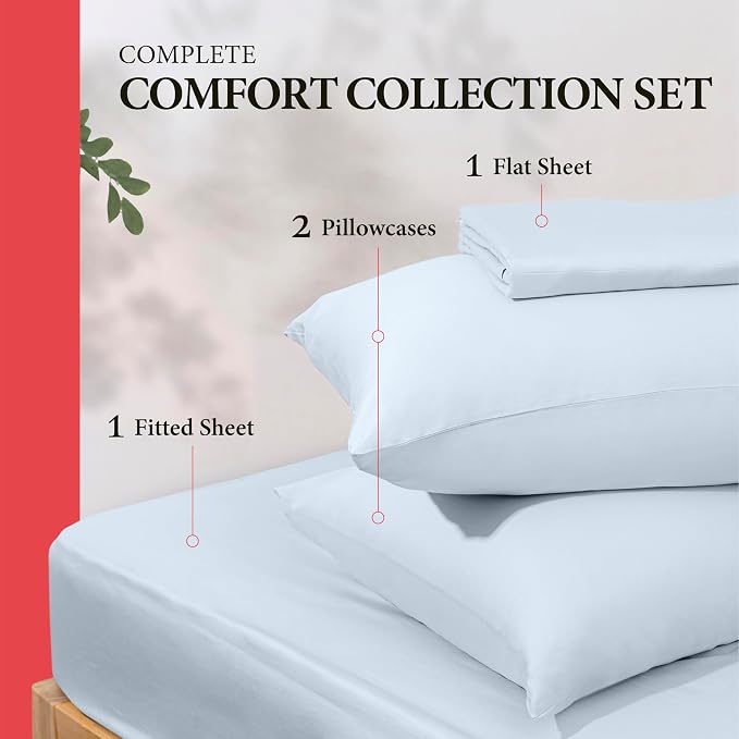 100% Egyptian Cotton King Size Sheet Set - Image 3