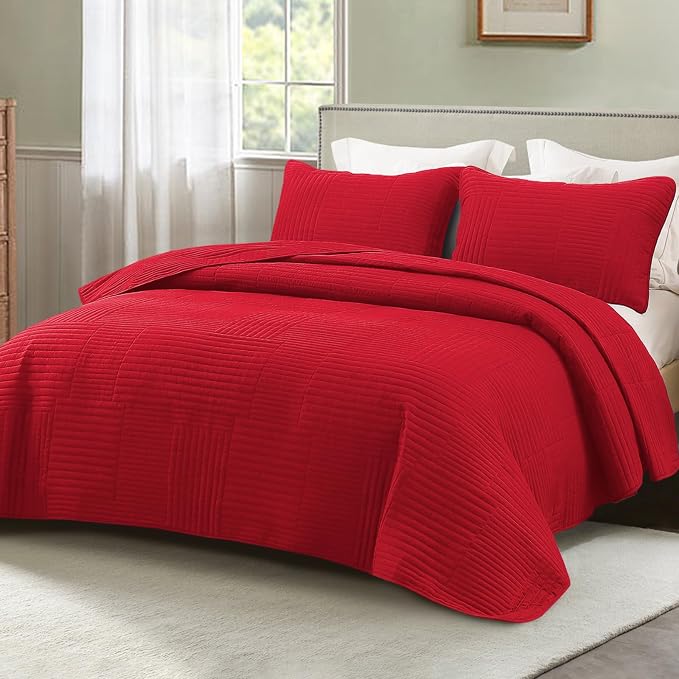 Whale Flotilla Ultra Soft California King Quilt Bedding Set, Lightweight by WHALEFLOTILLA