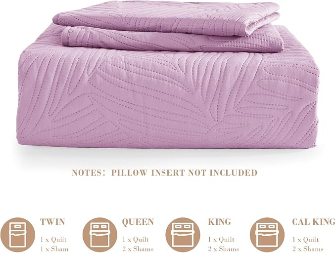 Exclusivo Mezcla Queen Quilt Bedding Set, Lightweight Lilac Quilts Queen Full - Image 6