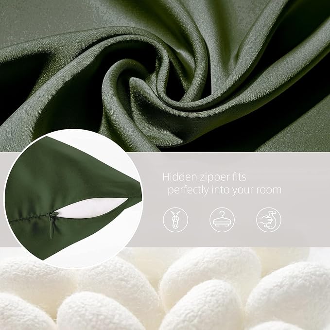 Silk Pillow Cases 2 Pack Mulberry Silk Pillow Cases Soft Breathable Both Sided - Image 6