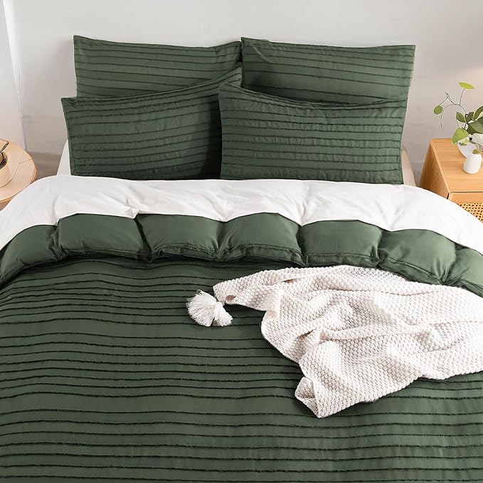 NEXHOME PRO Duvet Cover, 3 Pieces Boho Tufted Duvet Cover Set, Soft and - Image 7
