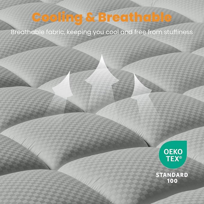 MATBEBY Queen Size Mattress Pad - Image 2