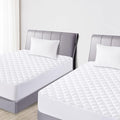 Quilted Fitted Twin XL Mattress Pad Cover, Waterproof Mattress Protector by SafeandSound