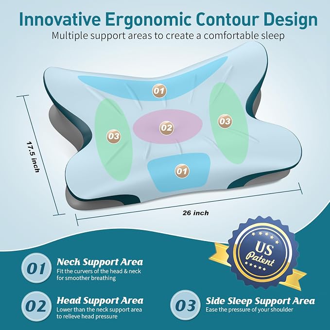 Cervical Pillow for Neck Pain Relief - Image 4
