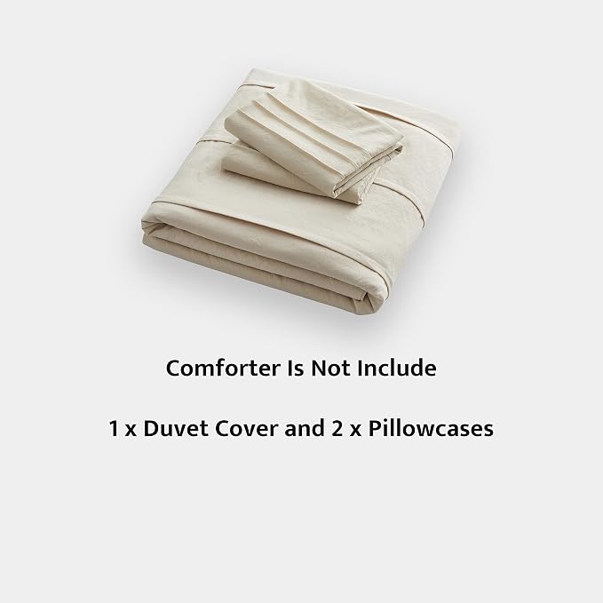 Oli Anderson Beige Duvet Cover King Size - Image 7