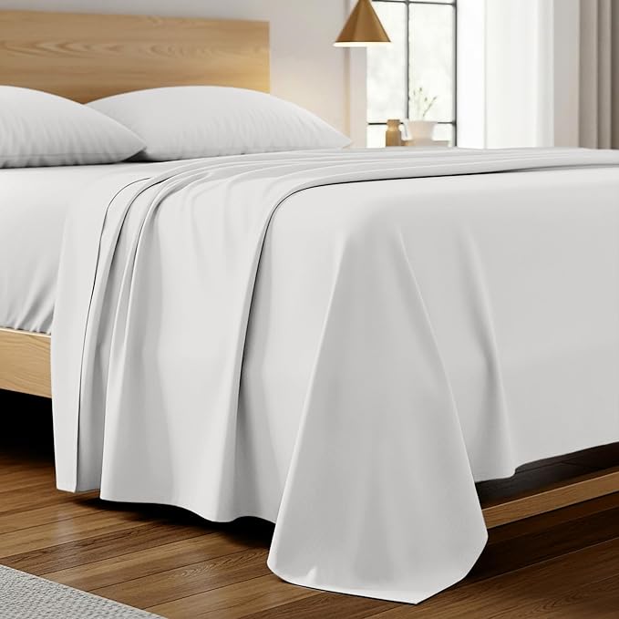 Mellanni King Size Flat Sheet by Mellanni
