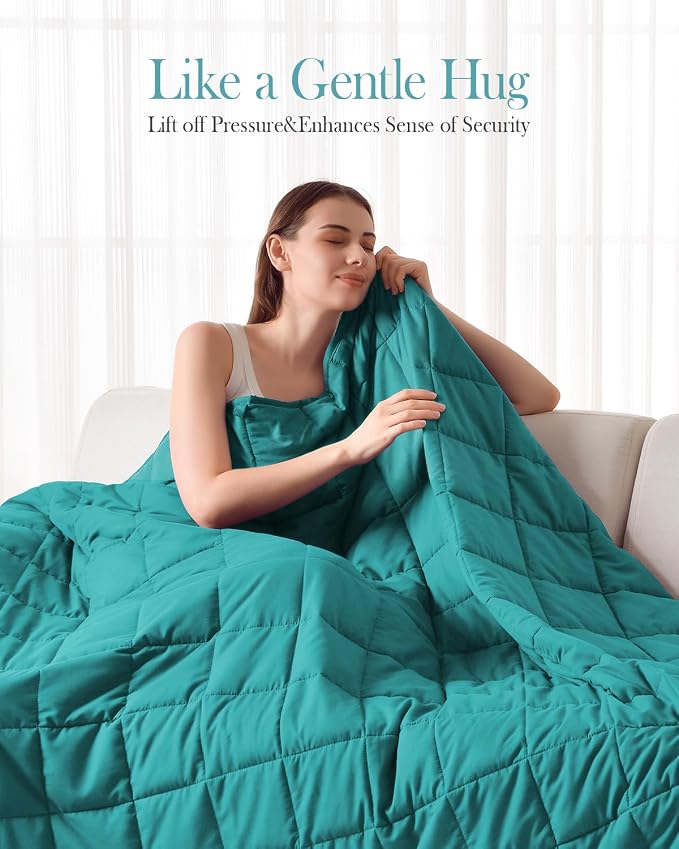 Topblan Weighted Blanket for Adults, Breathable Ultra Soft 15lbs Weighted - Image 2