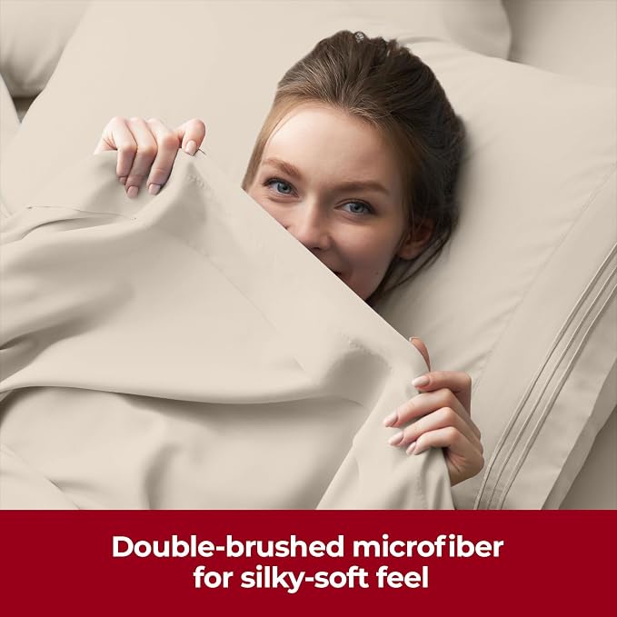 Mellanni Extra Deep King Sheets - Image 7