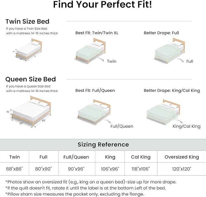 Love's cabin Queen Quilt Set Sage, Bed in a Bag Queen Size Bedding 7 Pieces - Image 8