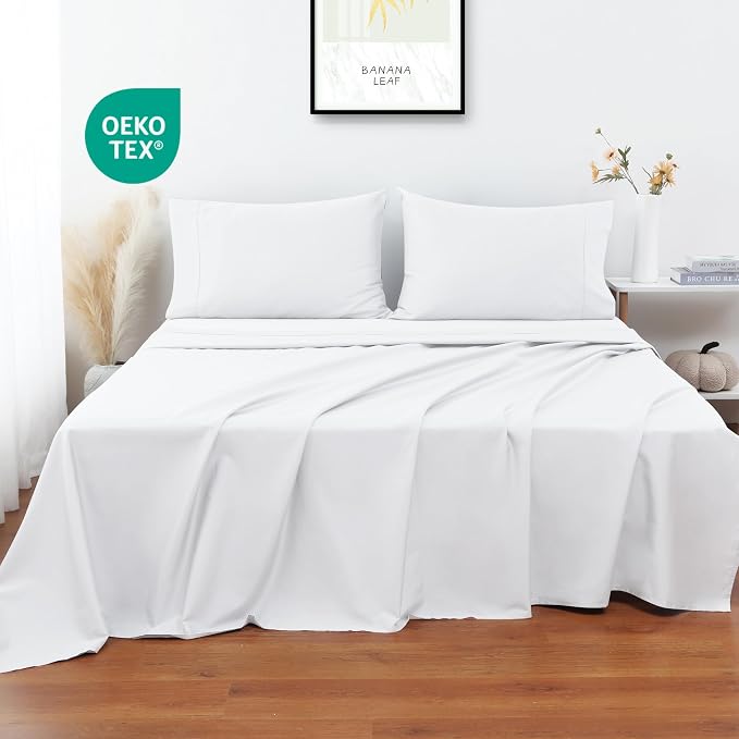Flat Sheet Only 2 Pack, King Size 400 Thread Count 100% Egyptian Cotton Flat - Image 5