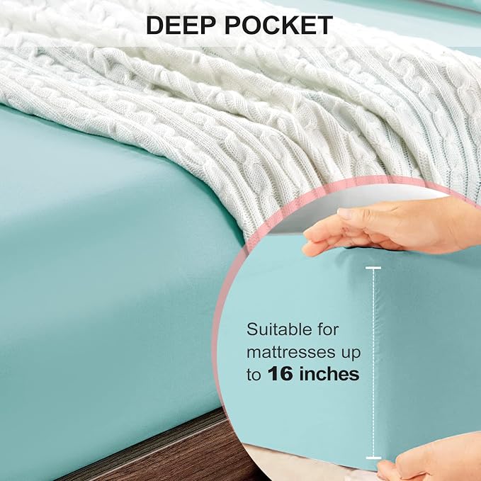 FreshCulture Twin XL Fitted Sheet Only - Image 4